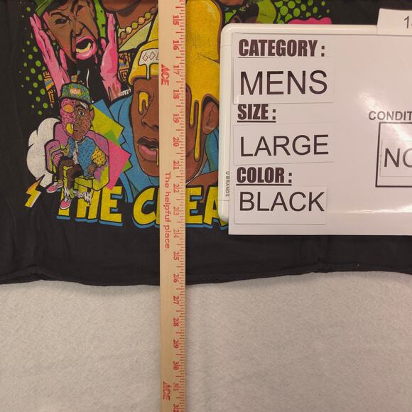 Tyler the Creator Rap Short Sleeve Crew Neck Graphic T Shirt Mens Size L Black - Picture 6 of 9